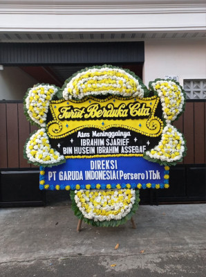 Papan Bunga Duka di Malangbong