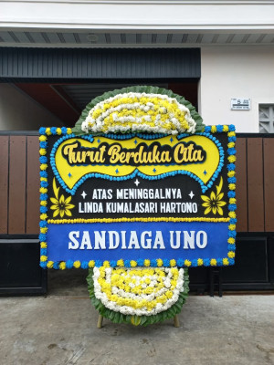 Papan Bunga Duka di Malangbong